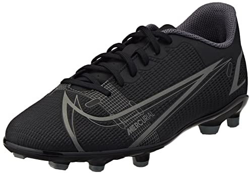 Nike Vapor 14 Club Fg/Mg Fußballschuh, Black/Black-Iron Grey, 22 EU