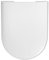 Primaster WC-Sitz D-Form Absenkautomatik WC-Brille Toilettendeckel Toilettensitz