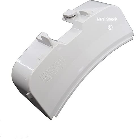 Marel Shop® - Copertura Coperchio per Maniglia Lavatrice compatibile con Samsung DC63-00853A DC63-00853B per Modelli: WD0804W8E/XEF - WD1702RJV1/XEF - WF8714BSH