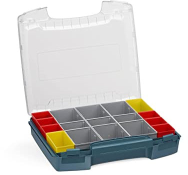 Sortimentskasten Kunststoff klein | i-BOXX professional blau mit Insetbox I3 | Ideal für i-BOXX RACK & LS-BOXX | Idealer Werkzeugkoffer leer Kunststoff