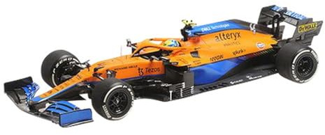 Minichamps 530213304 1:18 Mclaren F1 Team MCL35M-Lando Norris-2nd Place Italian GP 2021 Sammlerstück Miniaturauto, Mehrfarbig