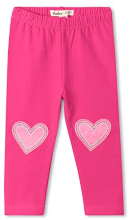 Hatley Baby-Mädchen Leggings Jogginghose Damen, Magenta Hearts, 2 Years