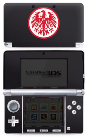 DeinDesign Skin kompatibel mit Nintendo 3 DS Folie Sticker Eintracht Frankfurt SGE Logo