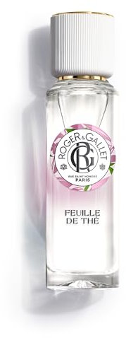 Roger&Gallet - Eau Parfumée Bienfaisante Feuille de Thé 30ml - Citron de Calabre Thé noir de Ceylan Santal - 95% d'ingrédients d'origine naturelle