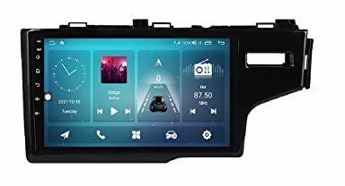 Android 11 Car Stereo GPS Sat Nav For Honda Jazz 3 Links 2015-2020 9'' Touchscreen Multimedia Player Support WIFI Bluetooth Mirror Link TPMS CarPlay (Color : P3 8-Core 4G 32G)