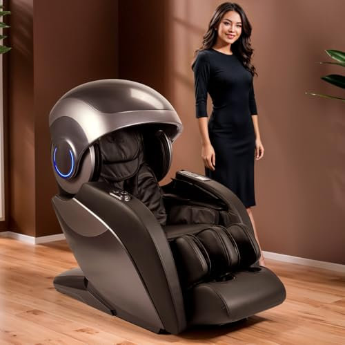 GLOBAL RELAX® | Kronos 5D-Massagesessel Limitierte Auflage | Schwarz | Pressotherapie I Aromatherapie I Lichttherapie I Thermotherapie I Bluetooh 3D Sound | Schwerelosigkeit I Raum Zero