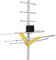 KOSDFOGE Antena De TV HD Satelital, Antena De TV Digital HDTV De Alta Ganancia para Exteriores Señal Fuerte Recepción De 80 Millas Compatible con DVB-T/H, DVB-T2, DMB-T/H, ISDB-T, ATSC-T, ADTB-T