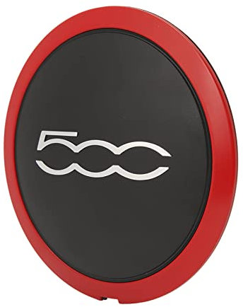 Capuchons de Moyeu Central de Roue pour, Cache-Moyeu de Roue pour 500 2012‑2022, 68078419AC Remplacement de Capuchon Central de Moyeu de Roue Résistant à la Chaleur avec (Lettre blanche