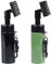 FUZVOL 2 Pack Golf Club Brush Groove Cleaner with Built in Water Spray and Hook,Golf Groove Cleaning Brush for Golf Ball Club Wet Scrub,Golf Ball Cleaner with Extrusion Water Bottle Black & Green
