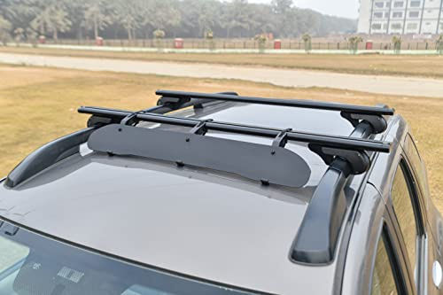 Bikegear Universal-Windschutzscheiben-Verkleidung für Dachträger (Aluminiumblech) (86,4 cm)