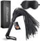 Liebesfreunde® Sex Peitsche – Flogger BDSM Spielzeug, hart und weich anwendbar, inkl. Augenbinde