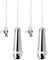 Wiredock 2 Pack Pull Cord Weight Handle Blind Pull Chrome Light Pull with Rubber Ring for Shower/Bathroom/Toilet/Fan Switch|SH124