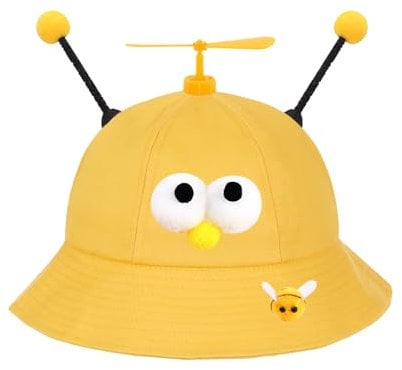 SIEBOLD Propeller mütze,Helikopter Cap,Propeller Hut,Lustige Biene mützen,Fasching hut,für Erwachsene und Kinder für Karneval Partykostüm Requisiten Partygeschenk