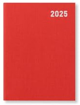 Letts of London Principal Compact Taschenkalender 2025, Wochenansicht, Rot