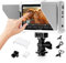 VILTROX DC-V1 5.5 Monitor de Campo de Cámara Pantalla Táctil HDR, IPS 1920x1080, Bucle HDMI 4K de Entrada/Salida, Enfoque de Pico, ángulo de Visión Amplio de 160°, Batería/Capucha de Parasol