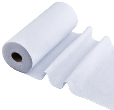 DICOSMETIC Entoilage Thermofusible de 10 Yards 11.81 Tissu Polaire Thermofusible Tissé Thermocollant Unilatéral pour Couture Artisanat Sac Décoration de la Maison