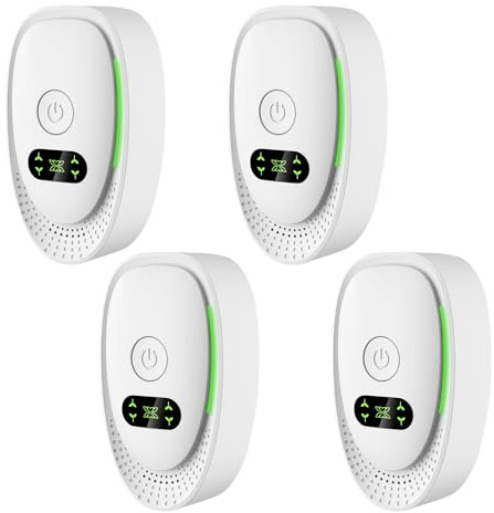 Air Purifier for Bedroom Home, 4 Pack Plug-In Negative Ion Air Purifier, air purifier for smokers, Quiet Odour Remover for Bedroom, Office, Kitchen, Toilet, Pet Room, Smoke Dust