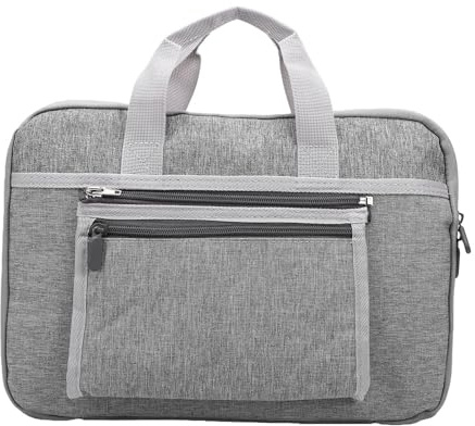Fockety 14 Inch Laptop Bag, Oxford Fabric Protective Laptop Case with Handle and Pockets, Portable Computer Handbag for Work and Travel, Open and Use