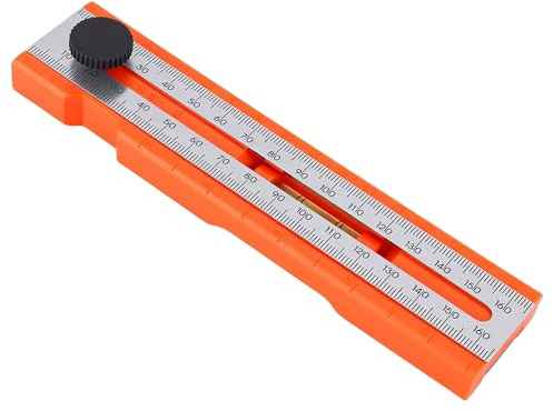 Foldable Angle Marking Ruler Adjustable Protractor ABS Woodworking Tool Precision Depth Gauge with Multi Angles for Carpentry DIY Craft