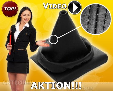 Myshopx SB-288 Schaltsack Echtes Leder Schwarz