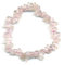 Bracelet baroque quartz rose