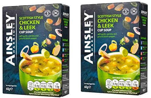 Ainsley Harriot Scottish Chicken & Leek Cup Soup 60g - Pack of 6