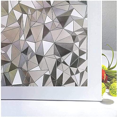 Bloss - Película de Vinilo Esmerilado 3D para Ventana, película Decorativa de Papel de vitrales para Ventana, 45 cm x 199,9 cm, 1 Rollo