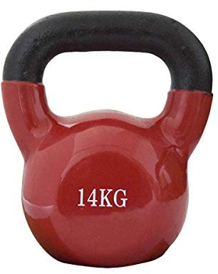Fitandfun Kettlebell Hantel Neopren rot Home Muskeltraining - 14 kg (Code SP5032)