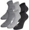 PUMA 6 Paar Sneaker Quarter Socken Unisex Invisible/schwarz, blau, grau/Art. 251015 (Anthracite/Grey, 47-49)