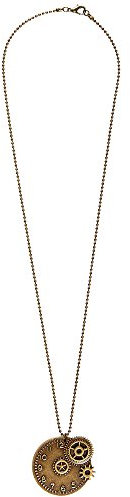 PARTY DISCOUNT Kette Steampunk, Zifferblatt