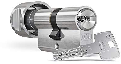 DOM ix Twido Knaufzylinder 30/40K | Schließzylinder Zylinder mit Bohrschutz Anti-Bumping Picking-Schutz | hoher Kopierschutz | Modular | Patentschutz bis 2036 | Sicherungskarte & 5 Wende-Schlüssel