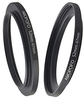52mm to 67mm Kamera Filter-Ring (Metall),52mm-67mm Step up Filteradapter Ring.Kompatibel mit 52mm Objektiven Aller Hersteller bis 67mm Filter-Ring(52mm-67mm)