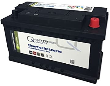 Q-Batteries Autobatterie 80Ah 640A Q80P, wartungsfrei