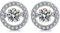 Diamant Ohrstecker Damen Herren Ohrstecker Zirkonia Silber Ohrringe Stecker Frauen Manner