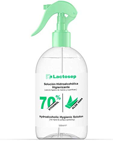 Lactosep Solution hydroalcoolique Hygiéniisant 500 ml