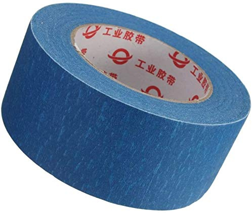 Greendhat Druckerteile 3D-Druckerteile 3D-Druckerteile 50mm x 50m 50mm breit 3D-Drucker Blue Tape Reprap Bed Tape Masking Tape Printer Zubehör