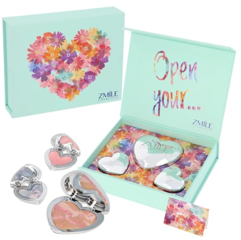 ZMILE COSMETICS Sweethearts – Pastel Love Beauty-Set in hochwertiger Geschenkbox - Kleines Make Up Set für Unterwegs, zum Reisen und Verschenken