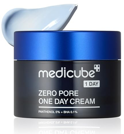 medicube Zero Pore One-Day Creme 50 ml | Creme, Porenpflege, Sebumkontrolle, Panthenol, Salicylsäure, Niacinamid, Koreanische Hautpflege, 50 ml