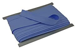 10 Meter Baumwoll - Schrägband/Einfassband Nahtband 100% Baumwolle Schrägbänder 18mm gefalzt (hellblau (25))