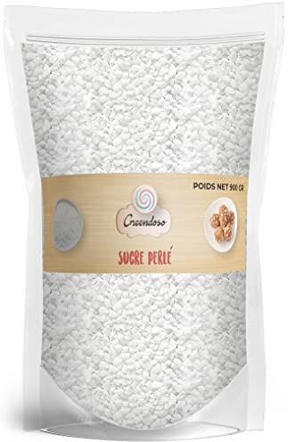 GREENDOSO® Zucchero Perlato, Grani Medi 900 GR, Ideale per Waffle di Liegi, Gaufre, Pasticceria