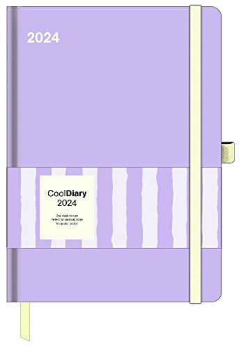 Cool Diary Lavender - Kalenderbuch A5 - Kalender 2024 - Neumann-Verlag - Taschenkalender - 16 cm x 22 cm