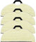 Replacement Washable Reusable Mopping Mop Pads for Shark AI Ultra 2 in1 AV2610WA AV2610WACA RV2400WD RV2410WD RV2600WA RV2600WD RV2610WA RV2610WACA RV2610WD RV2610WDCA RV2620WD Robot Vacuum (4 Pack)
