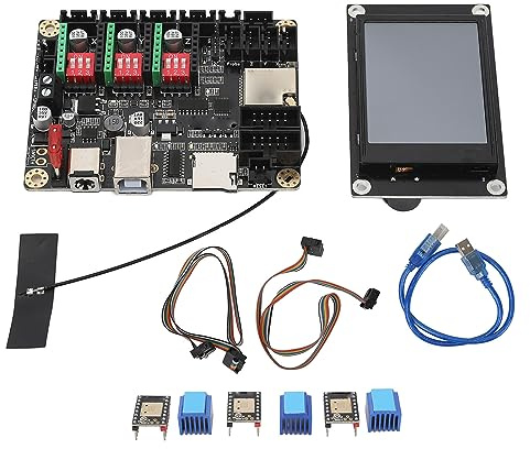 3D-Gravur-Lasermodul mit 2,4-Zoll-Touchscreen, 32-Bit-Prozessor, WIFI-Modul, Mainboard-Steuerplatine mit Kühlkörper für CNC-Lasergravurmaschine