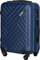Xonic Design Reisekoffer - ABS Hartschalen Koffer mit 360° Leichtlauf-Rollen - hochwertiger Trolley mit Zahlenschloss in M-L-XL oder Set (Business Nightblue, M)
