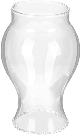 Glaslampenschirm für Petroleumlampe, 1 Stück, Retro Transparent