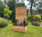 Larix Planter with Extendable Privacy Screen - 3 Panels