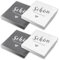 itenga Servietten Schön dass du da bist 30 x 30cm 3-lagig 80 Stück für Kommunion Konfirmation Hochzeit Taufe und andere Feiern (MixPack - 40x grau und 40x weiß)