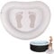 Inflatable Pool Foot Bath Basin, Foldable Foot Soaking Bath Basin for Pool Entry Ladder, Above Ground Swimming Pool, Hot Tub, Spa - Clean Feet