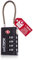 iXLOCK Candado Combinacion Cable Acero Flexible Anti Robo. Candado Maleta TSA Numerico 4 Digitos para Mochila Maletas y Taquilla Gimnasio. Candado Seguridad Equipaje Negro 1