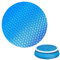 Jiimhte Solarfolie Pool Solarabdeckplane Rund 1,8m Solarplane Pool Solar Heizung Solarabdeckungen Wärmeplane Folie Poolsolarplane Blau zuschneidbar